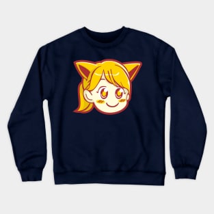 kawaii cat girl Crewneck Sweatshirt